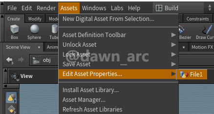[Houdini]HDA (Digital Asset) Notes